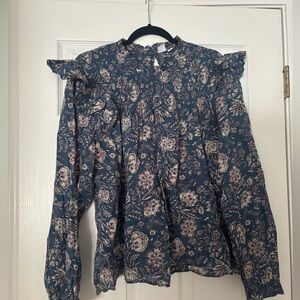 Gap ruffle top XL